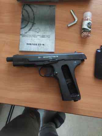 Пневматический пистолет 4.5 мм 2.9 джоуля 110 метров\с типа тт копия фирма BORNER Донецк
