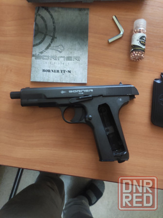 Пневматический пистолет 4.5 мм 2.9 джоуля 110 метров\с типа тт копия фирма BORNER Донецк - изображение 2