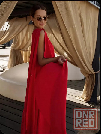 Платье в пол красное Донецк - изображение 2