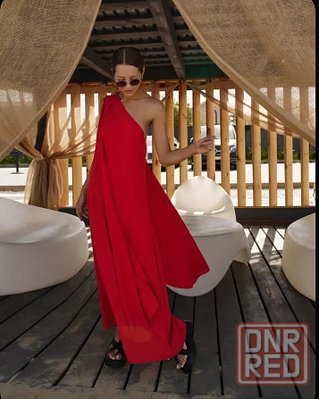 Платье в пол красное Донецк - изображение 3