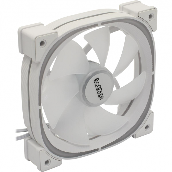 Вентилятор Pccooler Ef120 Argb White 4pin Pwm + 3pin Argb, 600-1500 об/мин Retail (арт-4487) Макеевка
