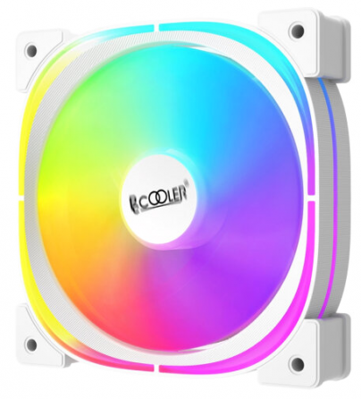 Вентилятор Pccooler Ef120 Argb White 4pin Pwm + 3pin Argb, 600-1500 об/мин Retail (арт-4487) Макеевка