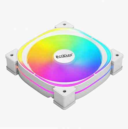 Вентилятор Pccooler Ef120 Argb White 4pin Pwm + 3pin Argb, 600-1500 об/мин Retail (арт-4487) Макеевка