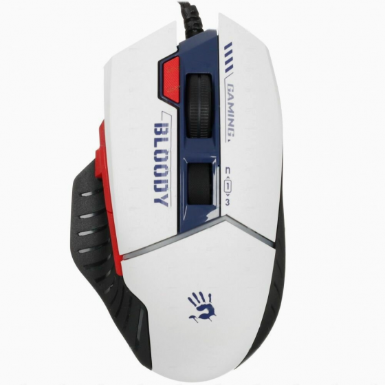Мышь проводная A4tech Bloody W95 Max Sports W95 Max Sports Navy белый (арт-7904) Макеевка