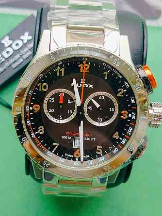 Новый оригинальный швейцарский хронограф Edox Донецк