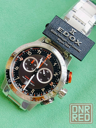 Новый оригинальный швейцарский хронограф Edox Донецк - изображение 1