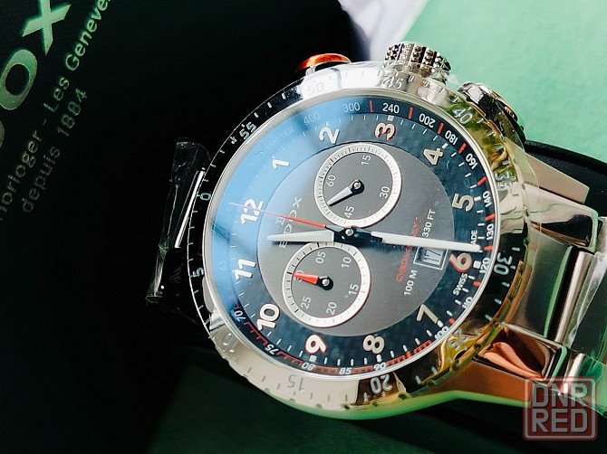 Новый оригинальный швейцарский хронограф Edox Донецк - изображение 5