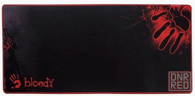 Игровой коврик A4tech Bloody B-087s тканевый (750х300х2) Black рисунок (арт-3234) Макеевка - изображение 1