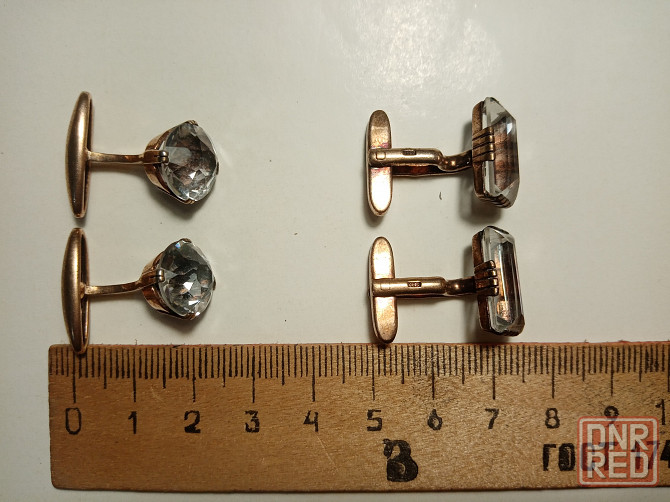 Золотые запонки Донецк - изображение 1