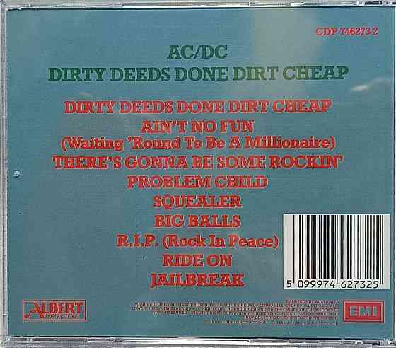 CD диск AC/DC - Dirty Deeds Done Dirt Cheap- Донецк