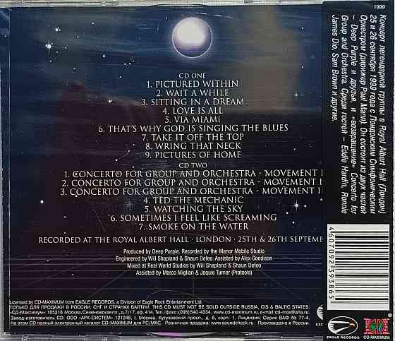2 CD диска Deep Purple - The London Symphony Orchestra- Донецк