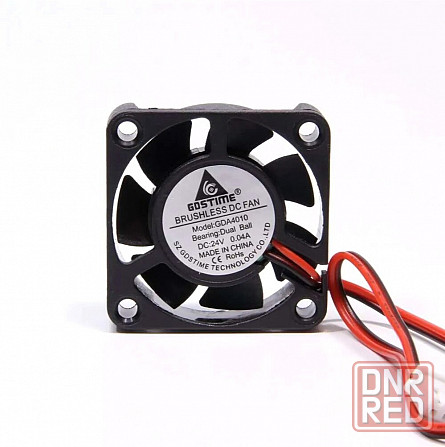 Вентилятор (кулер) Brushless Gda4010 40x40x10 C напряжением питания 12 вольт для 3d принтеров, компь Донецк - изображение 1
