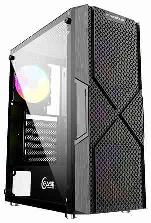 Корпус Powercase Mistral T4b, Tempered Glass, 4x 120mm 5-Color Fan, Cmitb-L4 чёрный (арт-6203) Макеевка