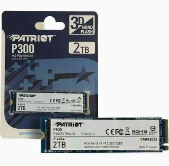 Твердотельный накопитель Ssd M.2 Nvme Patriot Memory P300 (P300p2tbm28) 2тб (арт-2399) Донецк