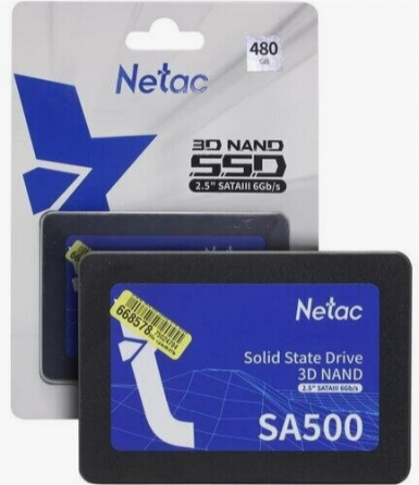 Твердотельный накопитель Ssd 2.5" Netac Sa500 (Nt01sa500-480-S3x) 480гб (арт-5481) Донецк