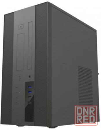 Корпус Mini-Tower Powerman (Ek303bk) без бп, Mini Itx, Black, No Led. (арт-7253) Донецк - изображение 1