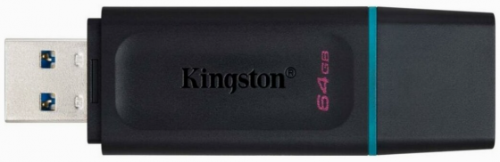 Накопитель Usb 3.2 64gb Kingston Datatraveler Exodia Dtx/64gb Gen 1 Black/Teal (арт-1422) Донецк