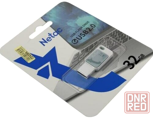 Флешка 32gb Netac Ua31 Blue Usb 2.0 (Nt03ua31n-032g-20bl) (арт-8818) Донецк - изображение 1