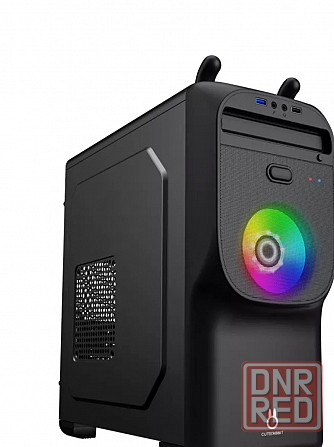 Корпус Mini-Tower Zircon Cute Rabbit Micro-Atx/Mini-Itx, без бп, черный (арт-4525) Донецк - изображение 1