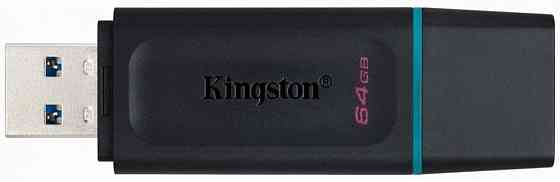 Накопитель Usb 3.2 64gb Kingston Datatraveler Exodia Dtx/64gb Gen 1 Black/Teal (арт-6866) Макеевка