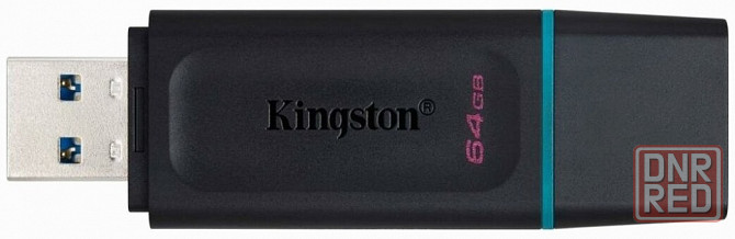 Накопитель Usb 3.2 64gb Kingston Datatraveler Exodia Dtx/64gb Gen 1 Black/Teal (арт-6866) Макеевка - изображение 2