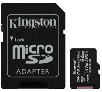 Карта памяти 64gb Kingston Sdcs2/64gb Microsdxc Class 10 Uhs-I, Sd Adapter (арт-9114) Макеевка