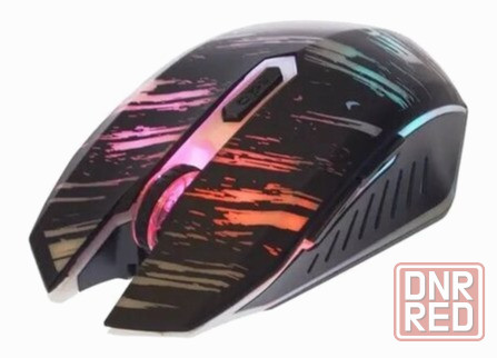 Игровая мышь Qumo Edge M17, беспроводная, аккумуляторная 600 Mah, кабель зарядки, 1000-2400 Dpi, 6 к Донецк - изображение 1