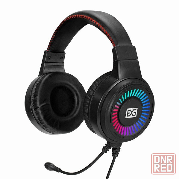 Полноразмерные игровые наушники с микрофоном (гарнитура) Exegate Gaming Hs-520g (Usb, 2x3.5мм, динам Макеевка - изображение 1