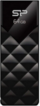 Флеш диск Silicon Power 64 Gb Ultima U03 Sp064gbuf2u03v1k, Usb 2.0, черный (арт-8460) Донецк