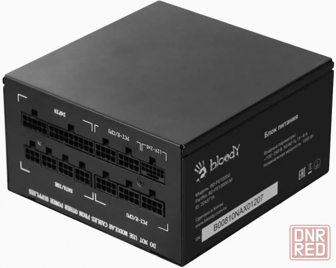 Блок питания 1000w Bloody Bd-Ps1000g, 80+ Gold (арт-5032) Донецк - изображение 3