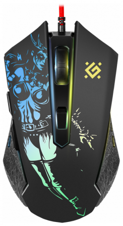 Мышь Defender Sin'Sister Gm-933, черный (52933) оптический, 7200 Dpi, Usb (арт-3981) Донецк