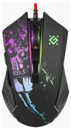 Мышь Defender Sin'Sister Gm-933, черный (52933) оптический, 7200 Dpi, Usb (арт-3981) Донецк