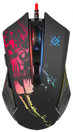 Мышь Defender Sin'Sister Gm-933, черный (52933) оптический, 7200 Dpi, Usb (арт-3981) Донецк