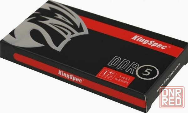 Оперативная память Dimm Kingspec Ddr5 8gb 4800mhz Ks4800d5n11008g Rtl Pc5-38400 Cl40 Dimm 288-Pin 1. Донецк - изображение 4