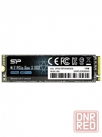Твердотельный накопитель Silicon Power P34a60 1 тб M.2 Sp001tbp34a60m28 (арт-5685) Донецк - изображение 1