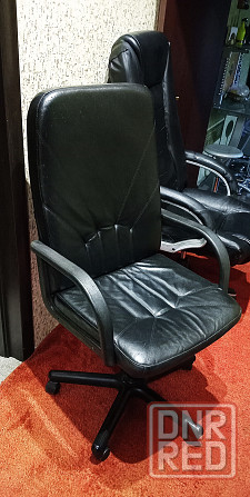 Компьютерное кресло. кожа. Донецк - изображение 1