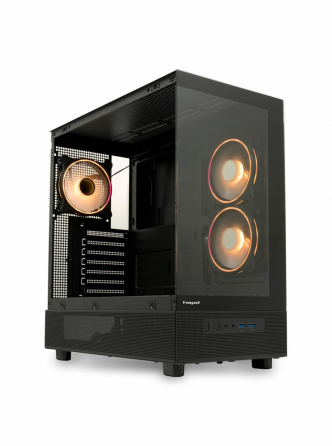 Корпус для пк без бп Hspd F710 Black (F710-Tgbk-Argb) (арт-8169) Донецк