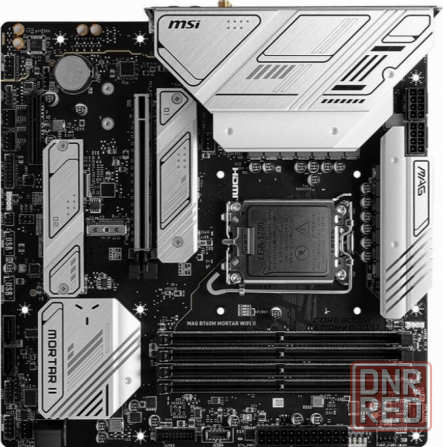 Материнская плата Msi Mag B760m Mortar Wifi Ii Matx Lga1700 4ddr5 Pci-Ex16 Pci-Ex4 3m.2 4sata3 Usb3. Донецк - изображение 2