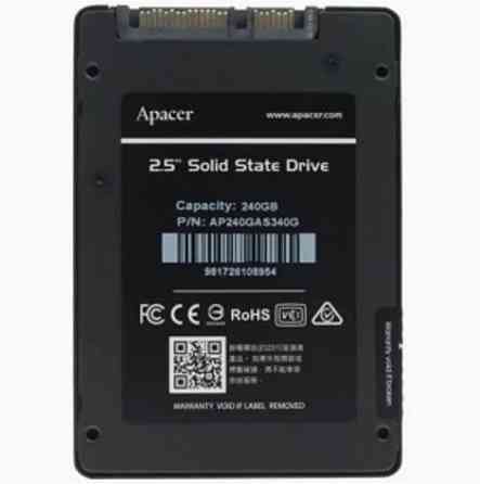 Твердотельный накопитель Ssd 2.5" Apacer 240gb As340 Ap240gas340g-1 (арт-5985) Донецк