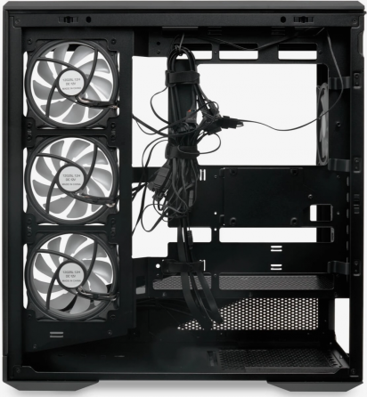 Корпус Hspd F711-Tgbk-Argb Black (арт-9433) Макеевка