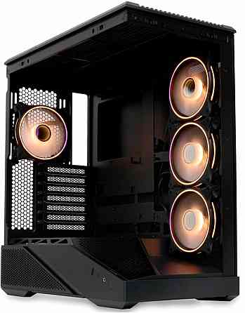 Корпус Hspd F711-Tgbk-Argb Black (арт-9433) Макеевка