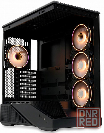 Корпус Hspd F711-Tgbk-Argb Black (арт-9433) Макеевка - изображение 3