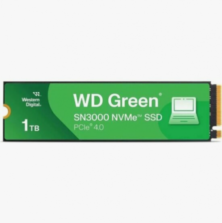 Твердотельный накопитель Ssd Western Digital Green Sn3000, 1000gb, M.2 2280, Pcie 4.0 X4 (Wds100t4g0 Донецк