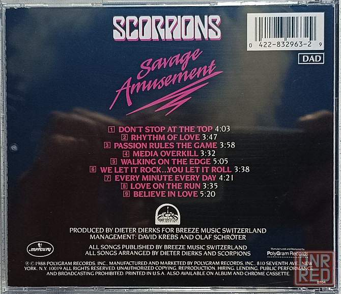 CD диск Scorpions - Savage Amusement - Донецк - изображение 2