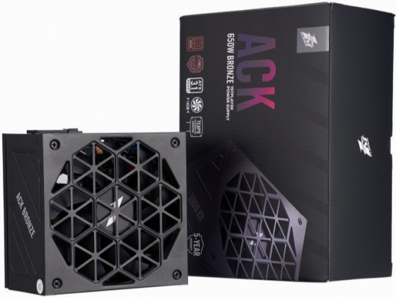 Блок питания 1stplayer 650w Ack Bronze Black (Ha-650aa2) 16 Pin (Pcie 5.0 Connector Cable Details) ( Донецк