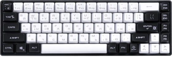 Клавиатура Defender Aris Gk-349, Usb, белый + черный [45349] (арт-4298) Донецк