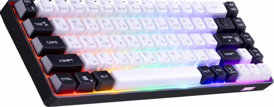 Клавиатура Defender Aris Gk-349, Usb, белый + черный [45349] (арт-4298) Донецк