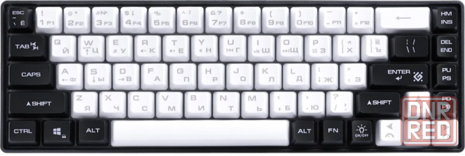 Клавиатура Defender Aris Gk-349, Usb, белый + черный [45349] (арт-4298) Донецк - изображение 3