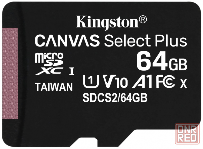 Карта памяти Kingston Microsdhc 64gb Uhs-I Class 10 U1 A1 Canvas Select Plus (Sd адаптер) 100mb/S (S Донецк - изображение 2