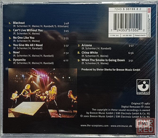 CD диск Scorpions - Blackout - Донецк - изображение 2